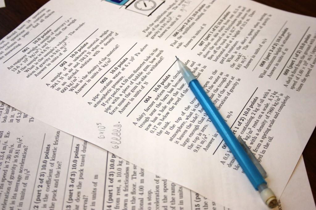 Even though some homework may be online, students can usually print it out to work on a hard copy.