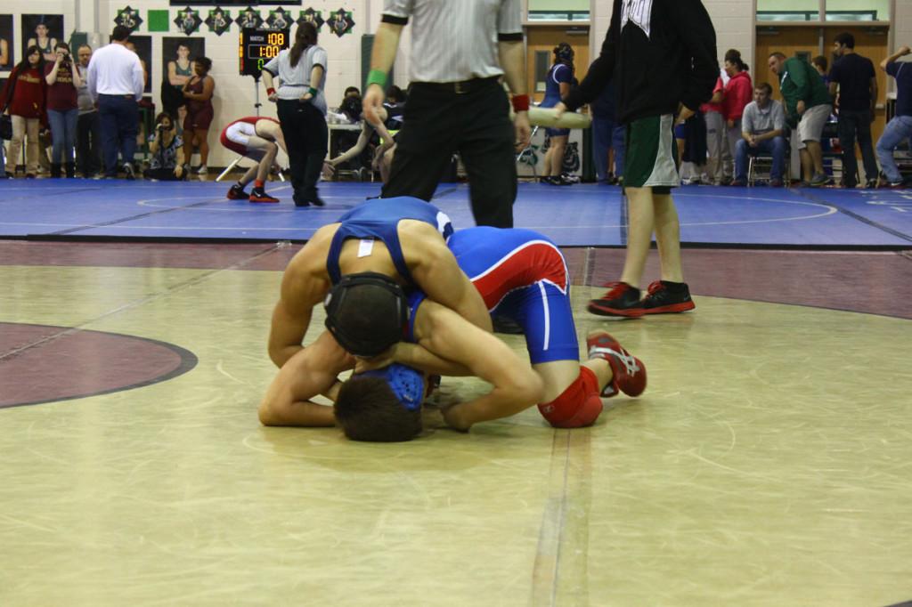 Wrestlers+compete+at+the+Cedar+Park+tournament.