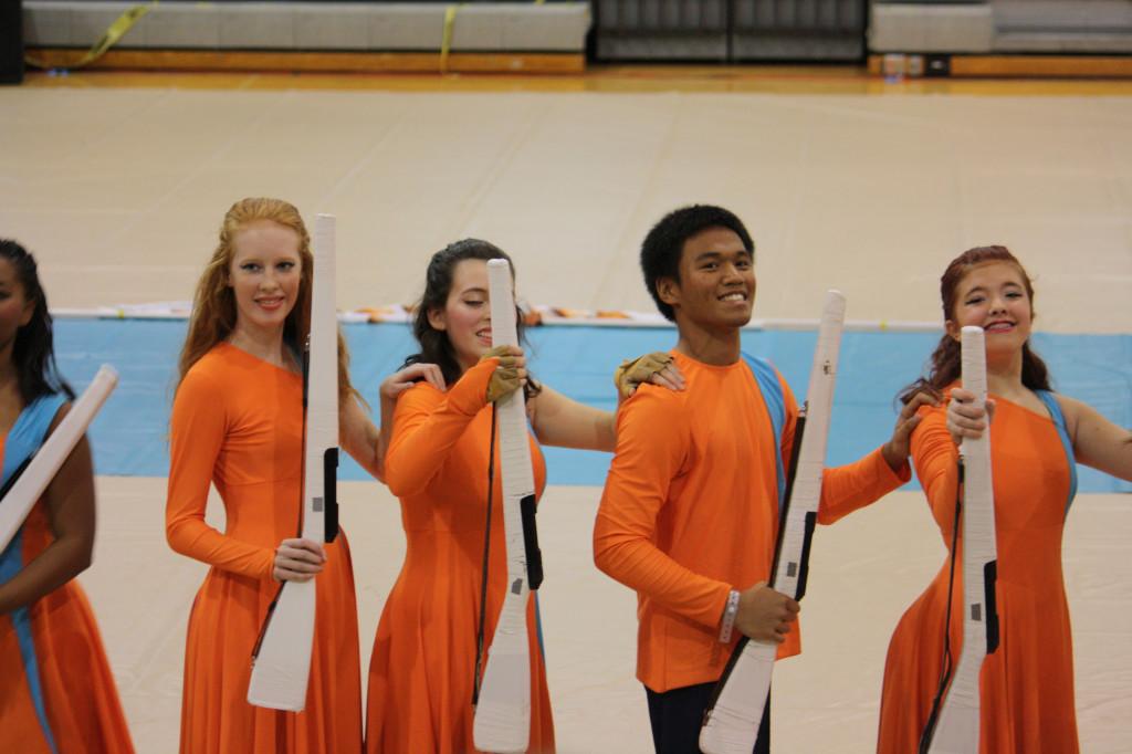 Varsity Winterguard Makes a Splash in National A Class