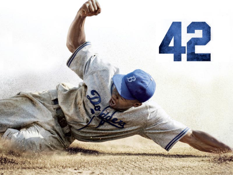 42 will keep viewers at the edge of their seats. Its a heart-warming tale of a man who didnt let racism stop him from  achieving his dreams. This man suffered through the pain, and lived through the joy; this man is no other than Major League Baseball player, Jackie Robinson. 