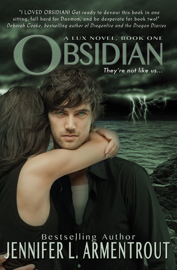 A gaudy attempt at romance, the cover of Obsidian was loathe at first sight. 