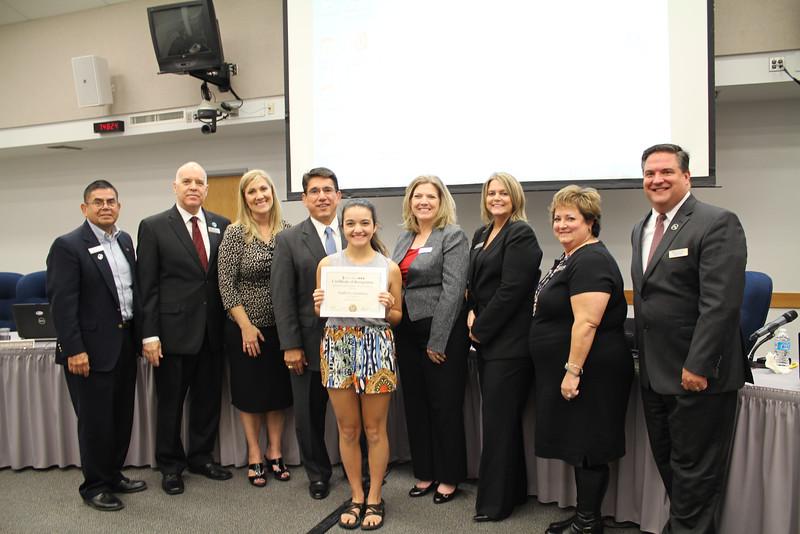 In October, six students from McNeil were recognized as National Hispanic Scholars, including senior Isabella Gandara. 