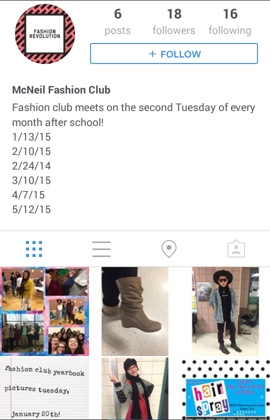 Fashion club has just begun and the meetings are on the second Tuesday of every month. The club hopes to share everyones unique sense of fashion.