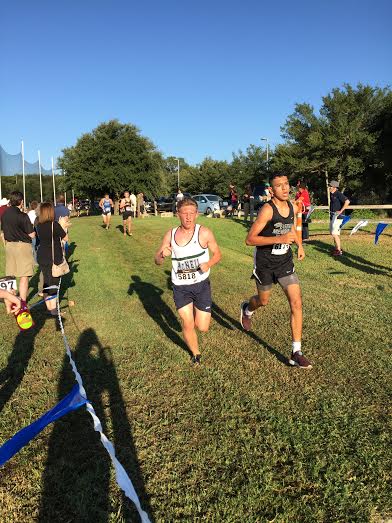 Shawn Murray (12) running in the last meet