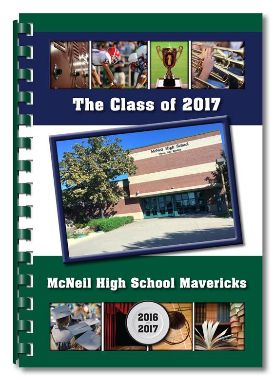 The cover of the cookbook features student photos. The profits will go towards the Project Graduation celebration for the Class of 2017.