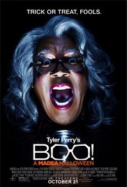 The movie poster for Tyler Perrys most recent movie features Perry as Madea.