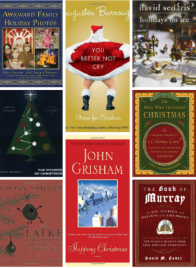 At each meeting, the members of the book club will read and discuss a book of certain theme. Their theme of this month is holidays!
