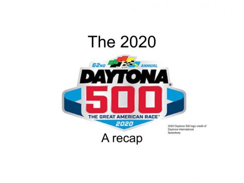 Daytona 500 and what happened
