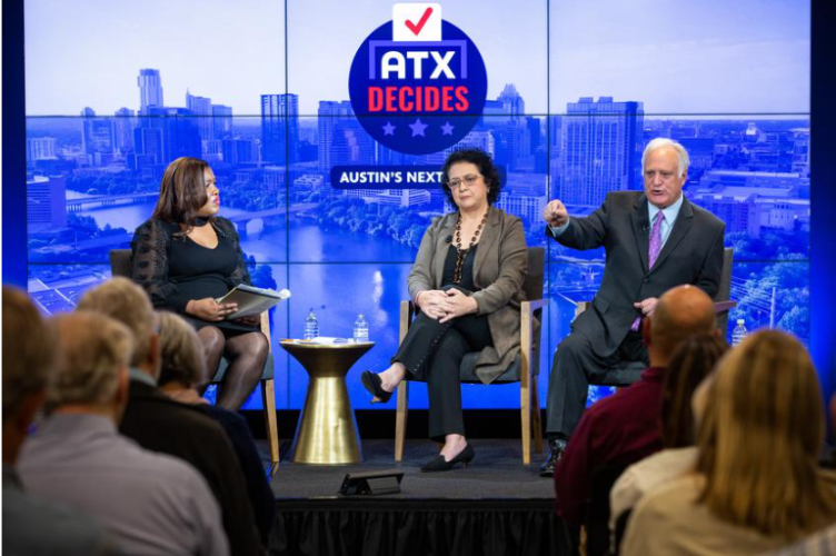 Texas House Representative Celia Israel and former Mayor of Austin Kirk Watson debate on Austin PBS as part of the programs ATX Decides segment.

“It’s going to take tenacious determination to correct the wrongs of the past and I believe my policies are bold, visionary and forward thinking,” Israel said in an interview with KUVE. “I want to build inclusivity and equity. I’m running because people are hurting. This is not my Austin and if we don’t shake things up, we’re going to get to that elitist city that I don’t think any of us want to be a part of.” 

