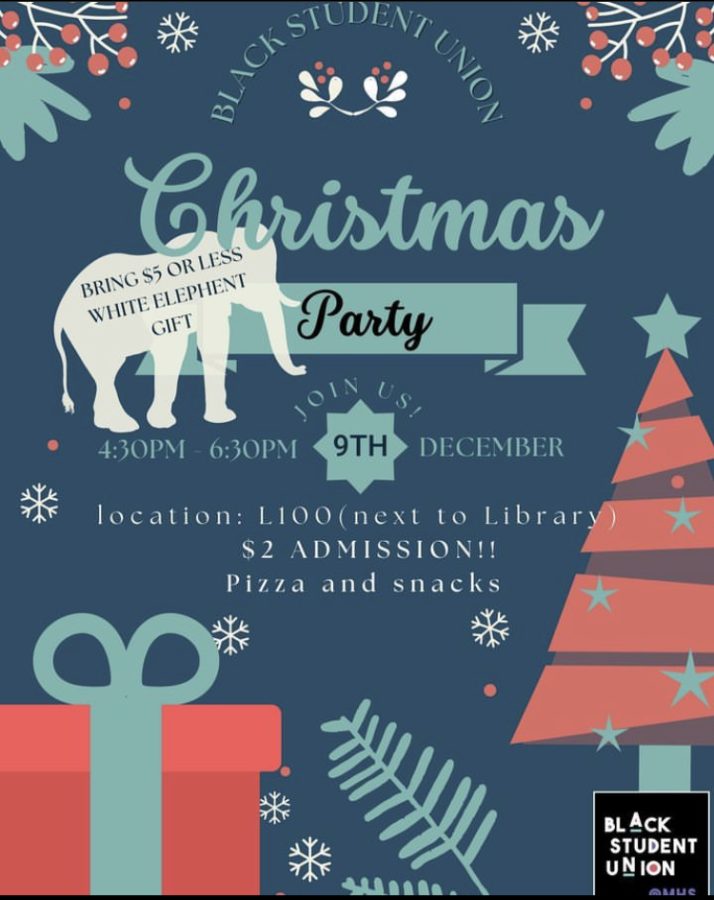 Black Student Union to Host Their Annual Christmas Party