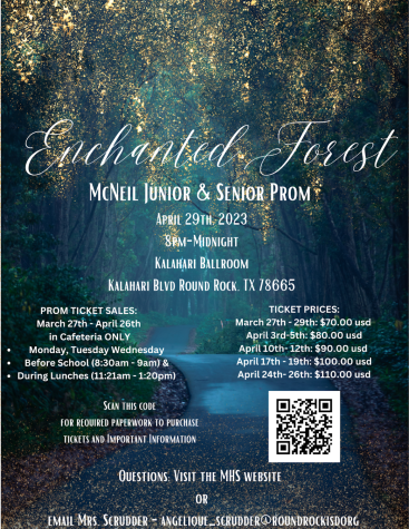 Prom Ticket Sale Information