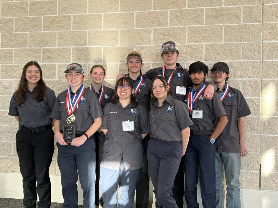 The+Automotive+Department+competed+at+the+SkillsUSA+District+Competition+on+Feb.+15+and+had+nine+students+advance+to+the+state+competition.+They+will+travel+to+Corpus+Christi%2C+Texas+during+the+last+week+of+March+to+compete+at+the+state+competition.+%0A%0A%0A%E2%80%9CThe+real+key+to+getting+the+students+to+be+successful+is+confidence%2C+and+by+going+to+these+types+of+contests%2C+the+students+can+gain+that+in+their+knowledge+and+hands+on+skills%2C%E2%80%9D+automotive+technology+teacher+Ryan+Arnold+said.+%E2%80%9CIts+one+thing+to+learn+about+an+automotive+system+and+quite+another+to+try+to+show+that+you+have+learned+more+about+it+than+other+students.%E2%80%9D+