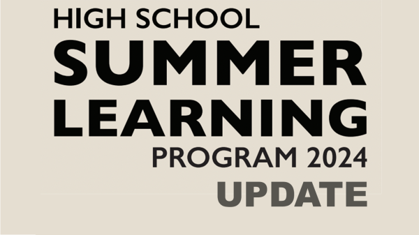 Graphic for RRISD Summer Learning Program.