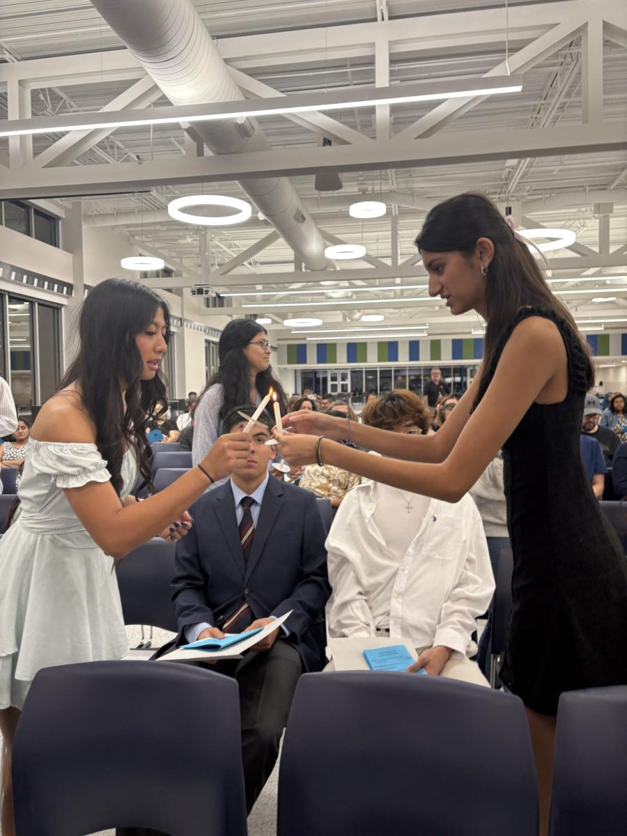 NHS Holds Induction Ceremony