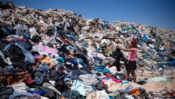 The 'fast fashion' continues to promote consumption and waste. As well as being detrimental to the environment, many fast fashion companies source their labor for cheap from developing countries. Photo Courtesy of UCLA Sustainability