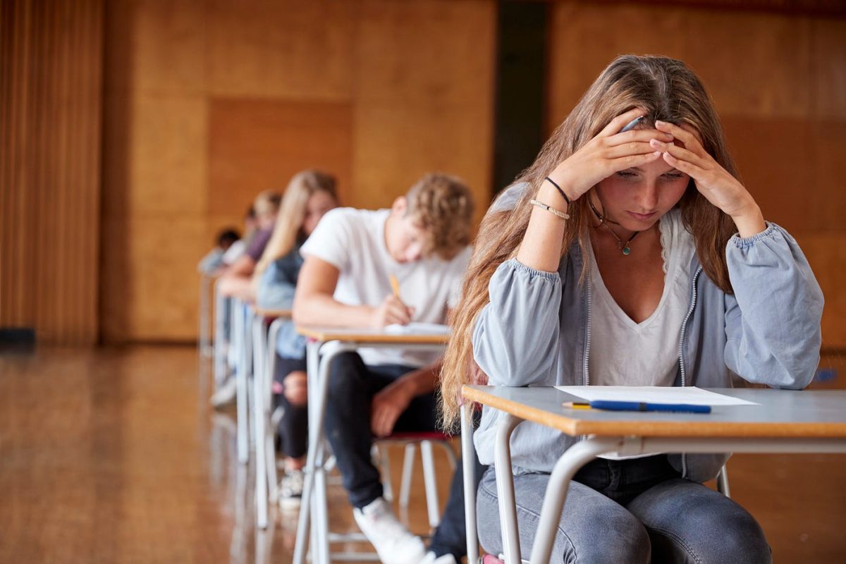 Having to master old questions as well as new material adds extra stress for students. Photo Courtesy of Medium