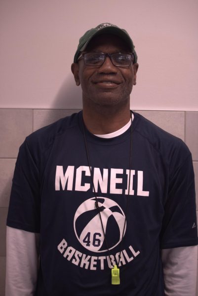 Credit recovery teacher and girls varsity basketball coach Lee Thomson