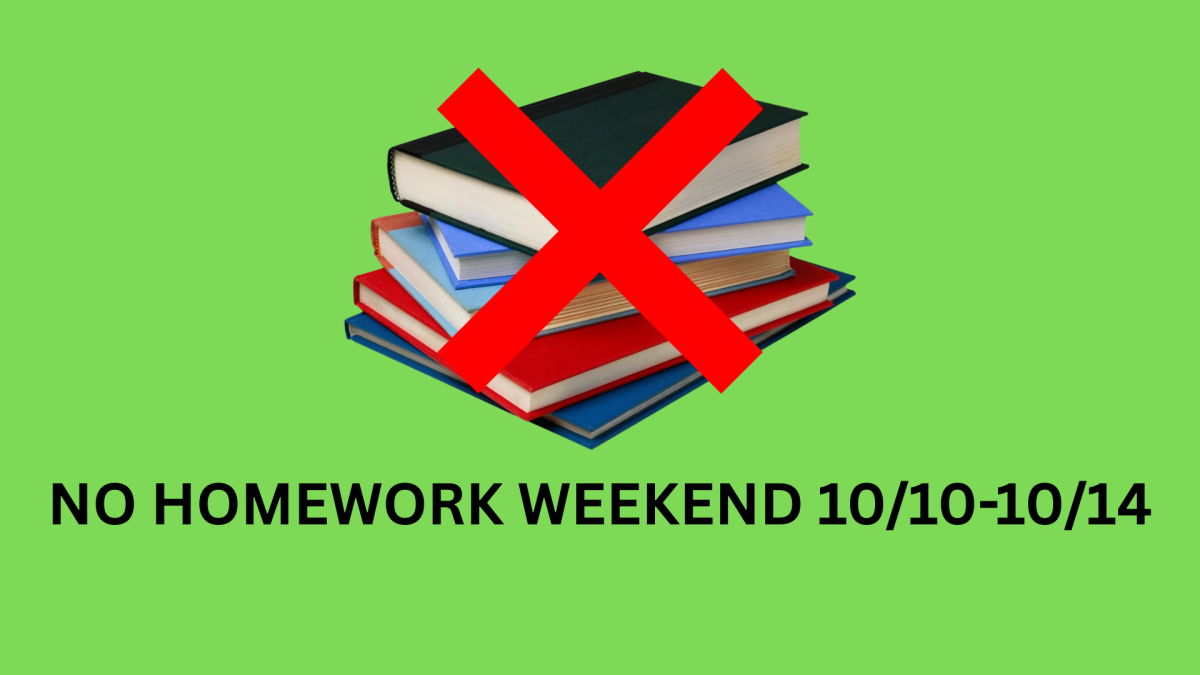 Homework Free Weekend 10/10-10/14