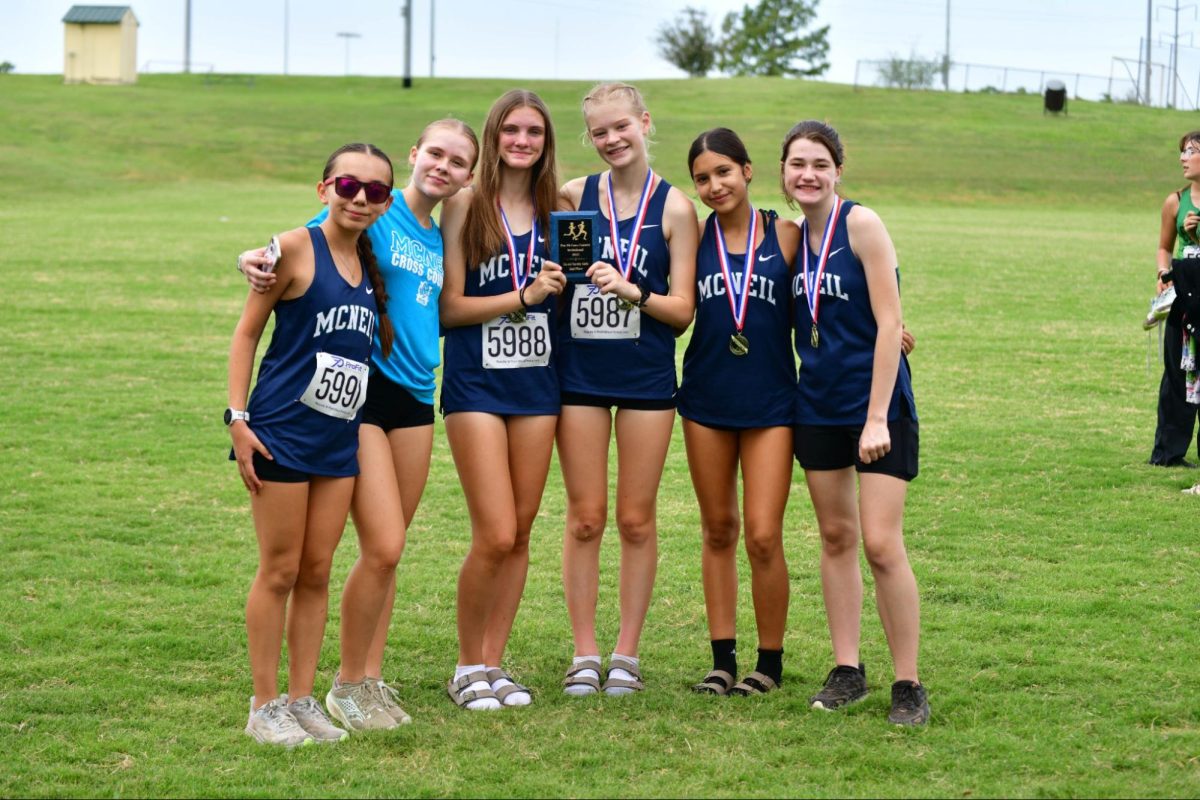The girls cross country team placed second in the Pro-Fit Cross Country Invitational 2025 for 5A-6A
