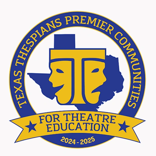 Logo for the Texas Thespians organization for the 2024-25 year. Photo Courtesy of Texas Thespians