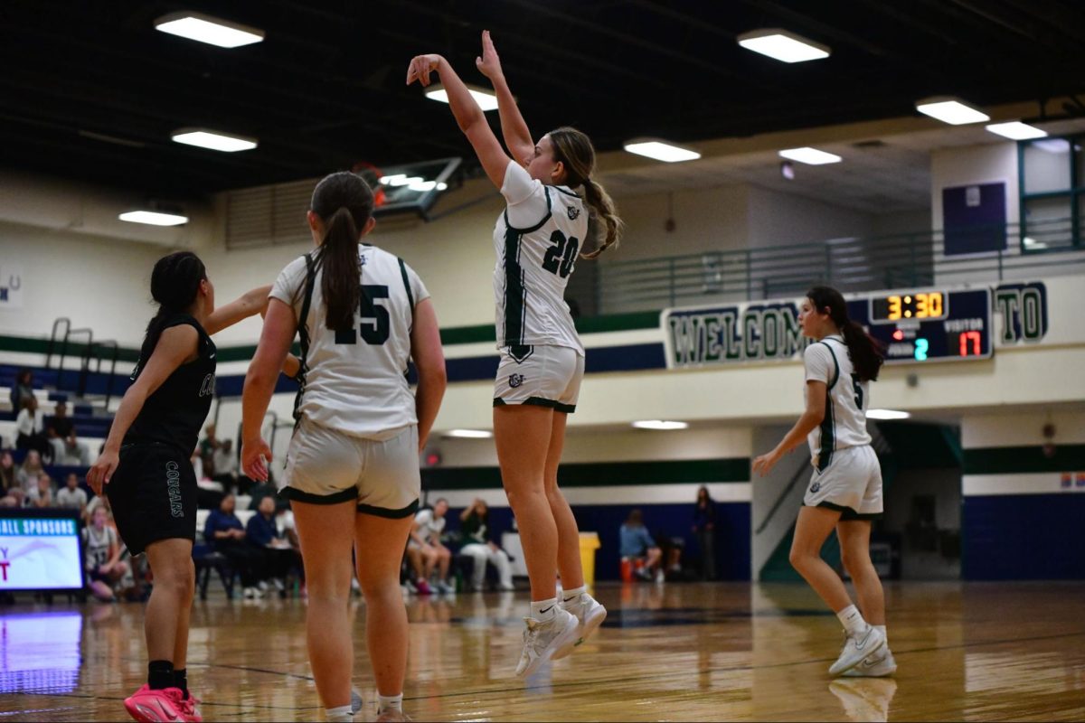 Junior shooting guard Linley Mings shoots an inside shot during the second quarter of the Lady Mavericks first game of the season against Pflugerville Connally High School on Friday, Nov. 6. 

“I'm excited about the beginning of this year's season, and I'm excited for districts,” Mings said. “Preparing for districts we have been practicing a lot and working hard, and after playing against Connally on Friday we all feel more confident going into the season compared to last year.”
