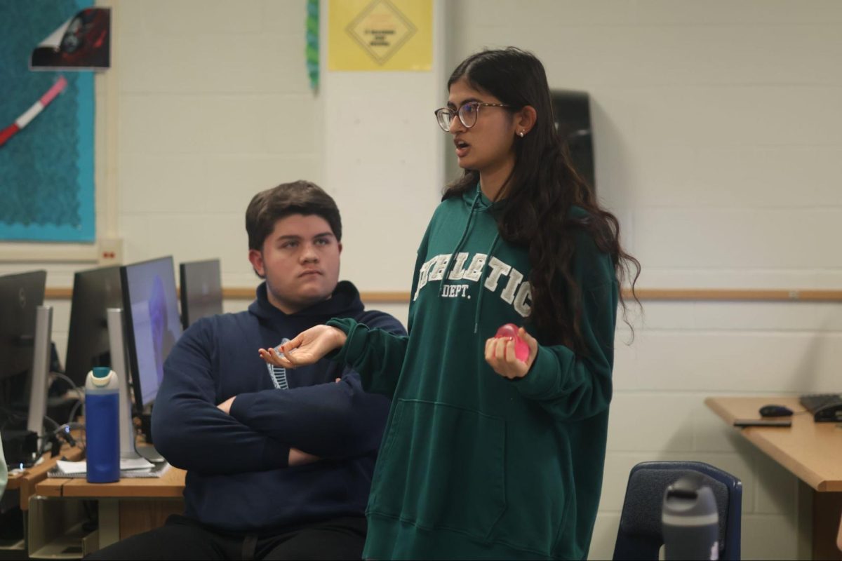 Senior Aditi Prabhu arguing during the ethics case, saying that the actors should not be recasted. 