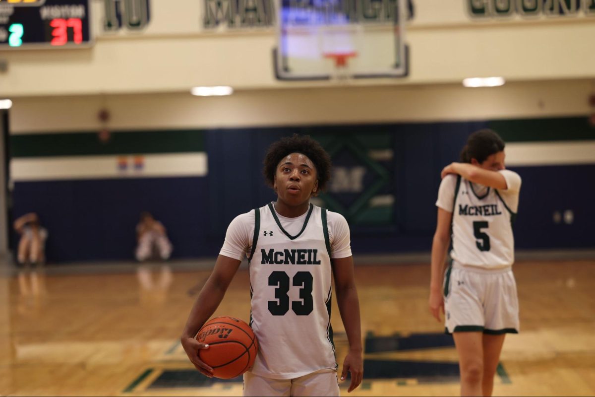 Senior guard Tierra Green steps onto the line, and takes a deep breath before sinking in her first free throw. “As I was getting on the line I had to keep reminding myself to breathe and take my time. That being the first call of the game kind of gave me a boost to just run the court and attack the basket more going into the game.”
