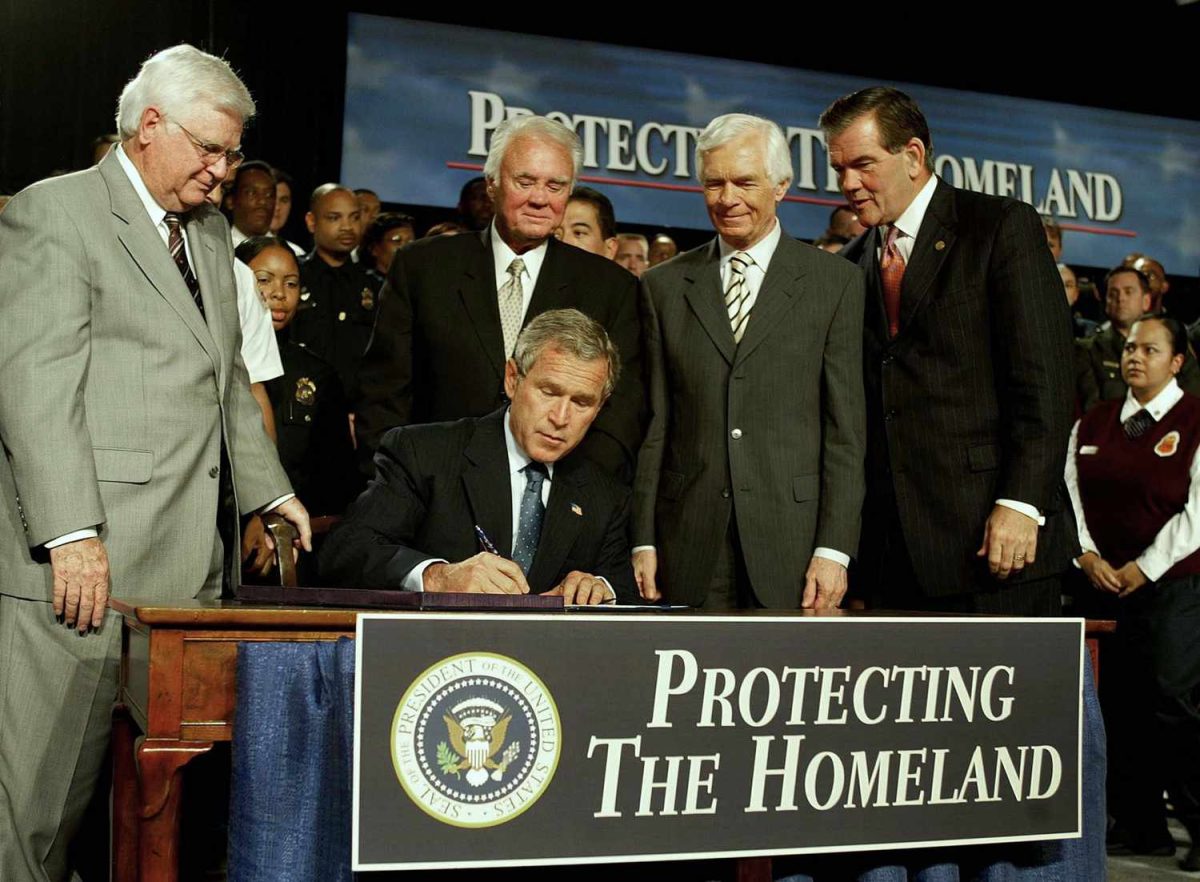 Although President George W. Bush founded the Department of Homeland Security in order to 'protect the homeland' in response to the 9/11 attacks of 2001, in the modern day we have seen a deviation from that role, moving to targeted attacks on the country's own citizens. Photo Courtesy of ThoughtCo