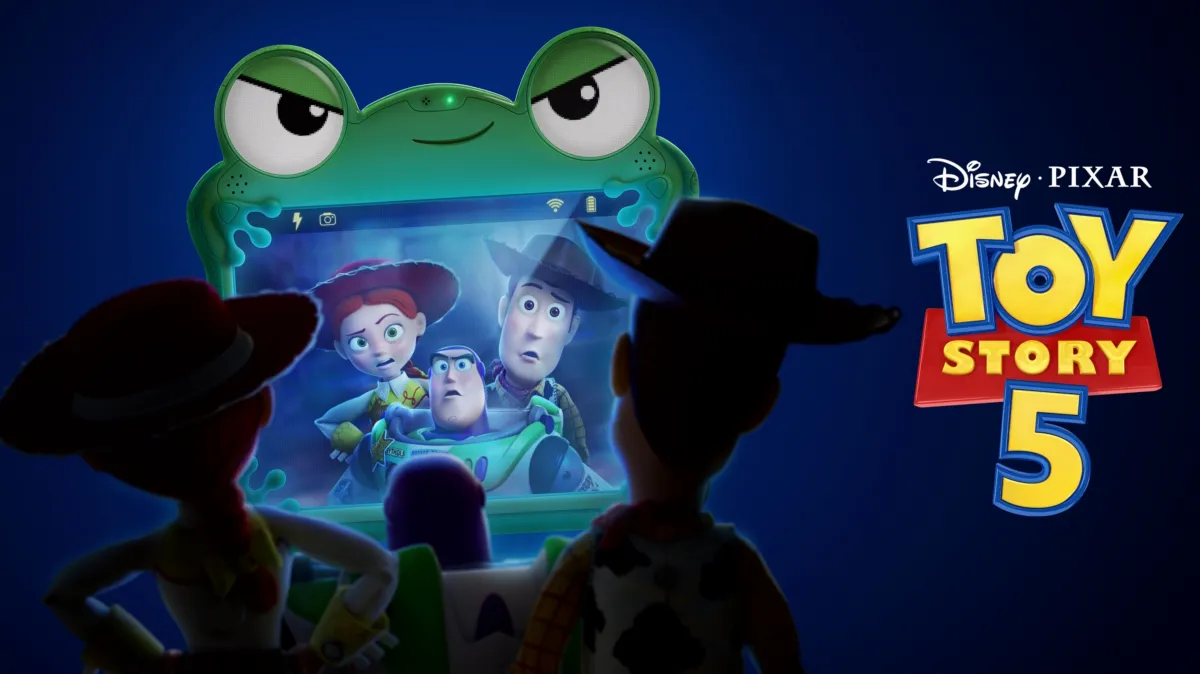 Teaser poster for the upcoming Toy Story 5 movie. Photo Courtesy of Disney+