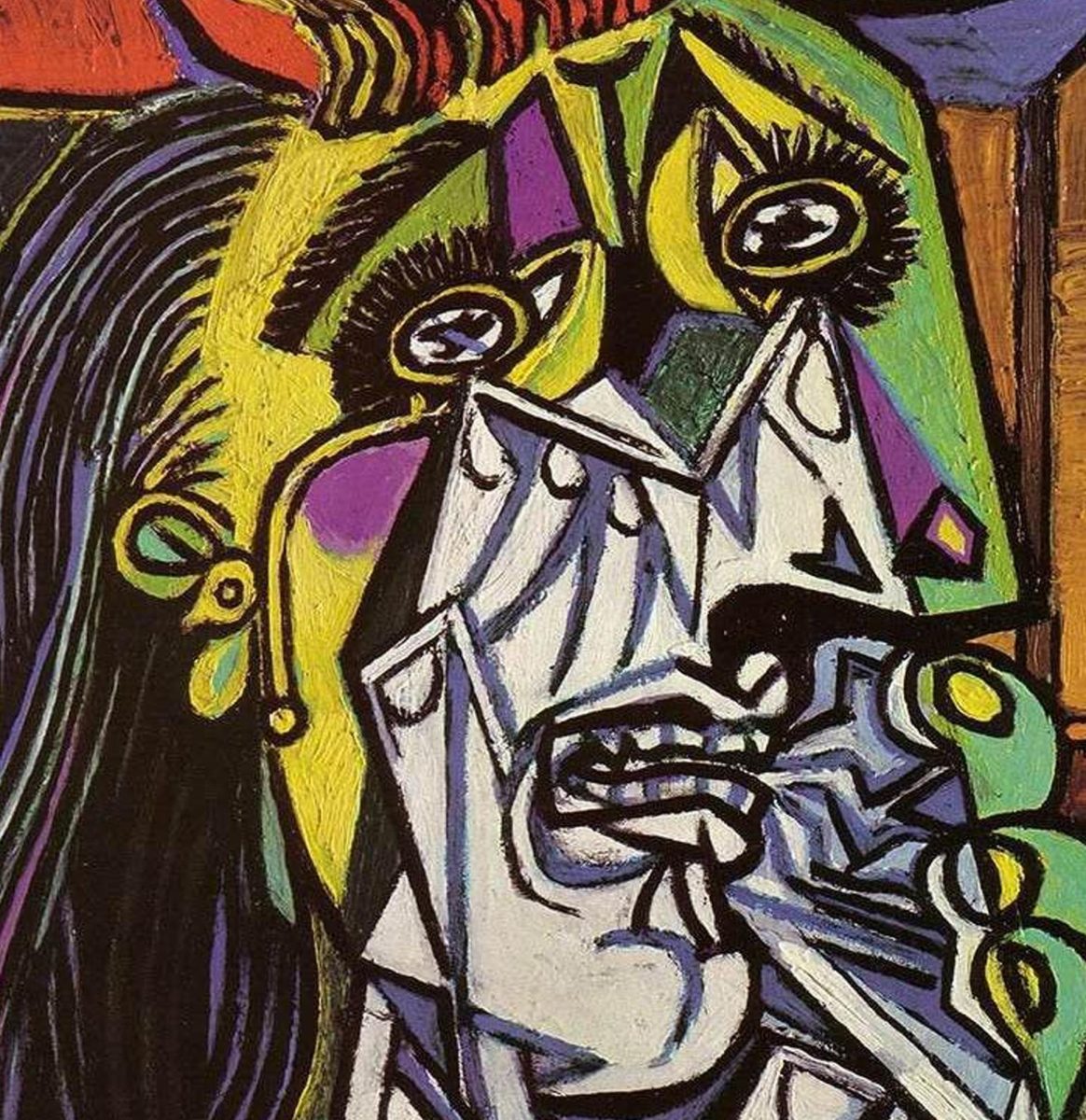 Pablo Picasso's "Weeping Woman" (1937). Photo Courtesy of Cubism Artwork